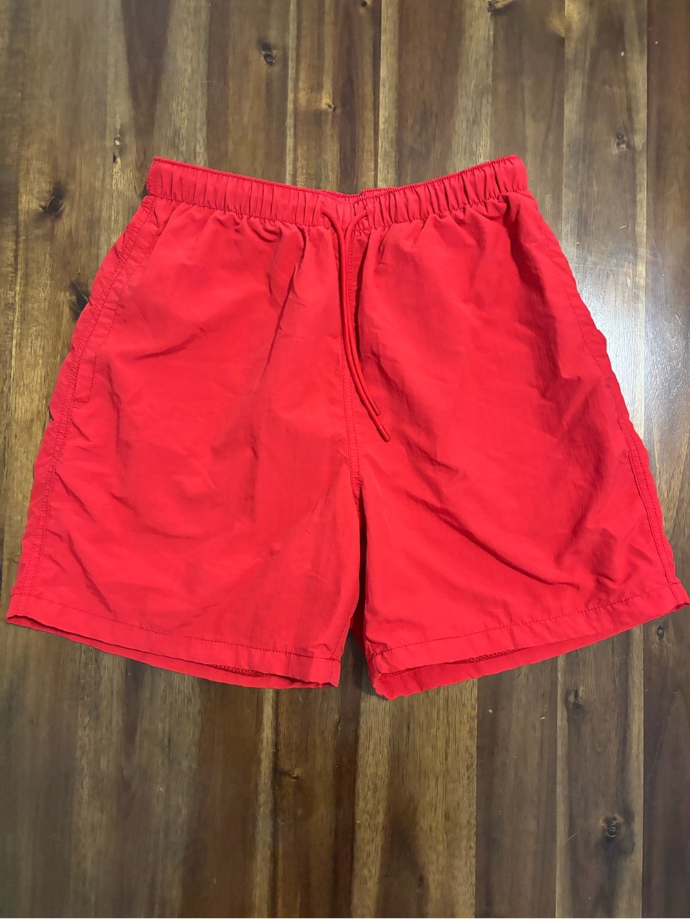 Men's Red Swim Trunks - Brand Unknown